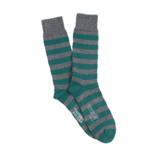 Men's Striped Cashmere & Cotton Socks