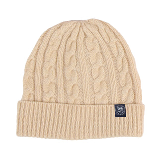 Men's Cashmere Cable Beanie