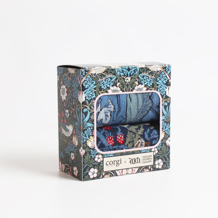 gift box of 2 pairs of William Morris socks