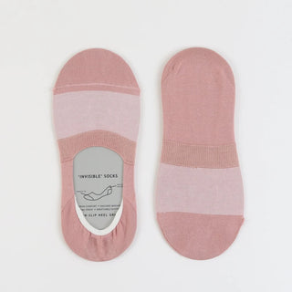 Women's Micro Striped Mercerised Cotton Invisible Socks