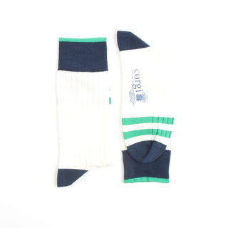 Men's Stripe Toe Cotton Socks