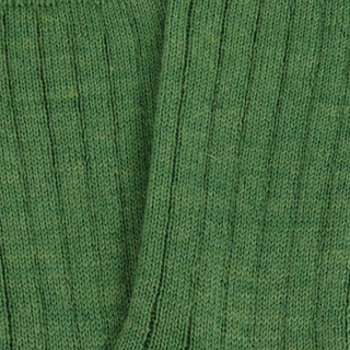 Close-up of green knitted fabric texture