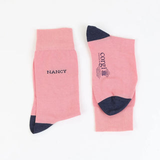 Women's Monogrammed 3-Pair Cotton Gift Box - Corgi Socks