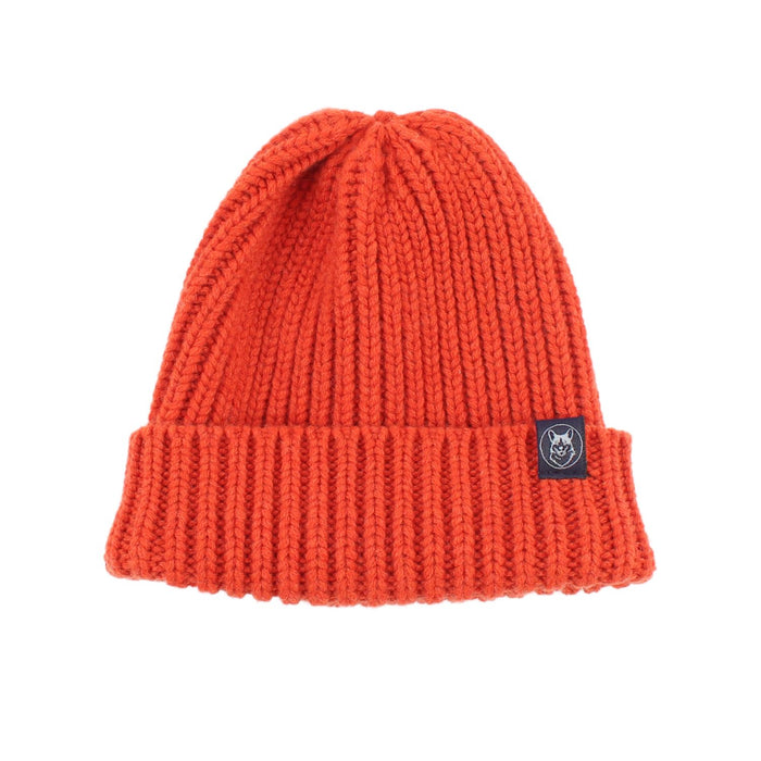 furnace Rib Knit Cashmere Beanie hat