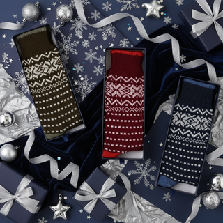 Men's Fair Isle Pure Cashmere Gift Box