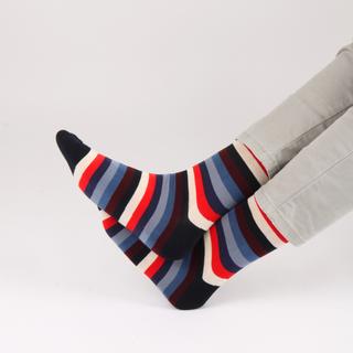 Men's Signature Striped Socks.