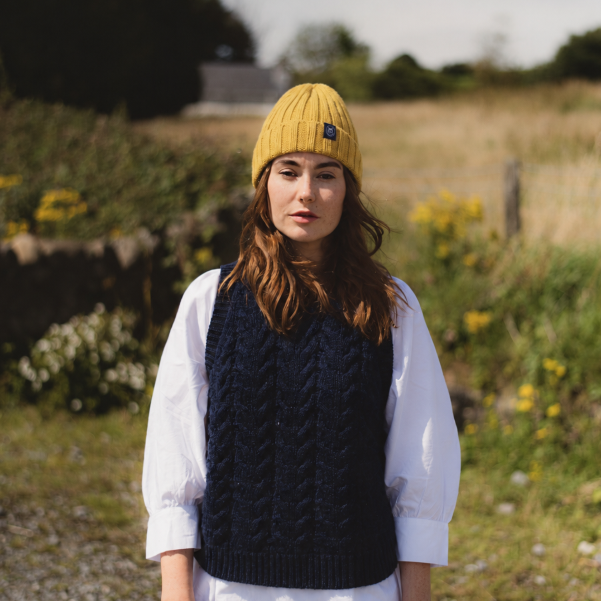 Women's Rib Cashmere Beanie