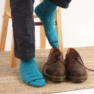 Men's Toe Flash British Wool Socks