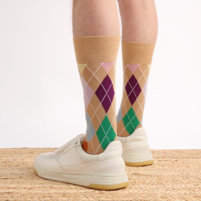 Men's Argyle Cotton Socks