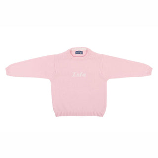 A sumptuous, long sleeved baby sweatshirt, personalised to your babies name available in pink, brown and blue. Choose from both wool and cashmere, by Corgi Socks.