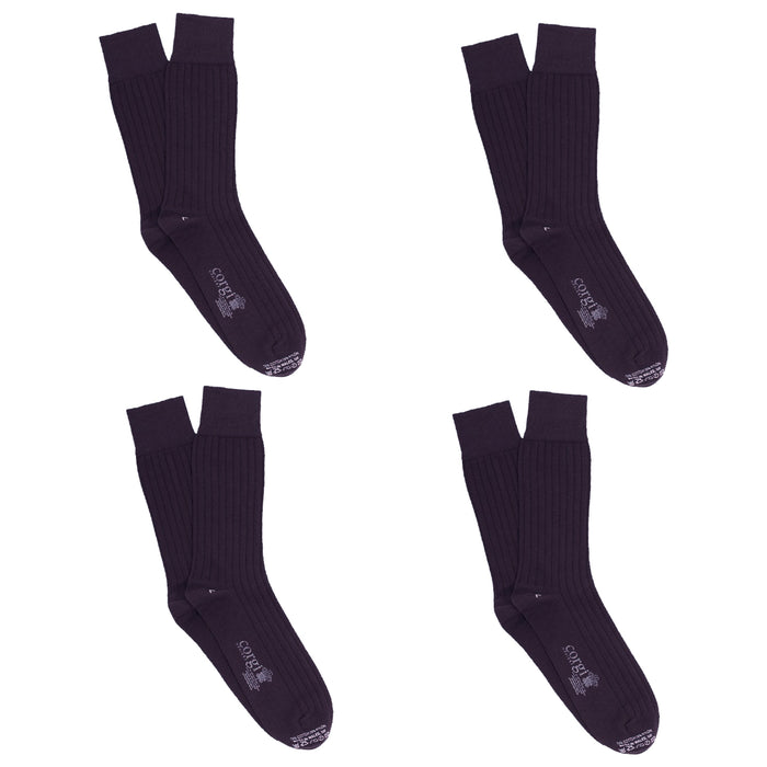 Men's 4-Pair Brecon Cotton Socks