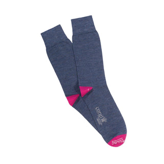 Contrast Heel & Toe Merino Wool Socks - Corgi Socks