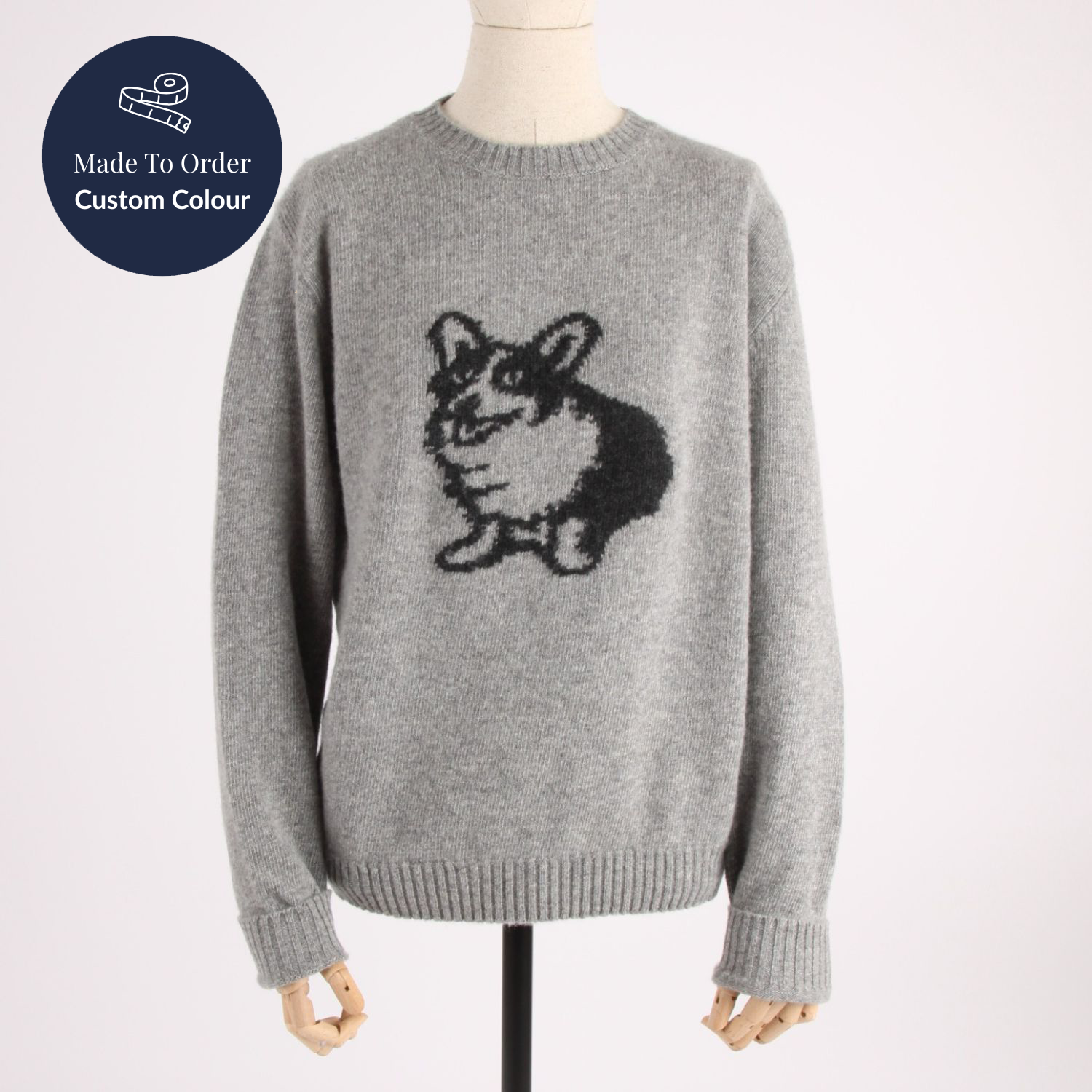 Unisex Corgi Dog Wool Sweater | Corgi Socks