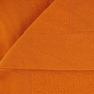 Fine Honeycomb Knit Wool Blanket - Corgi Socks