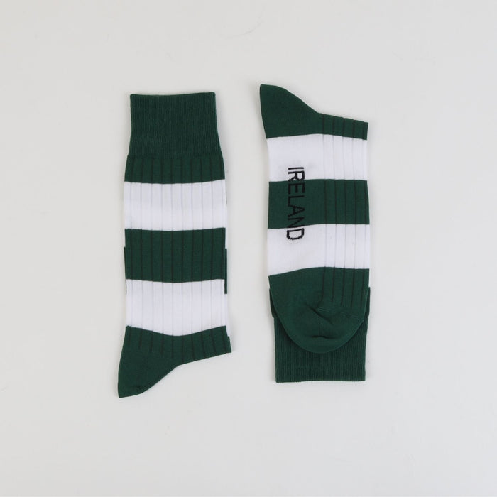 Irish Stripe Cotton Socks - Corgi Socks