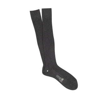 Men's Over the Calf Rib Cotton & Cashmere Socks - Corgi Socks
