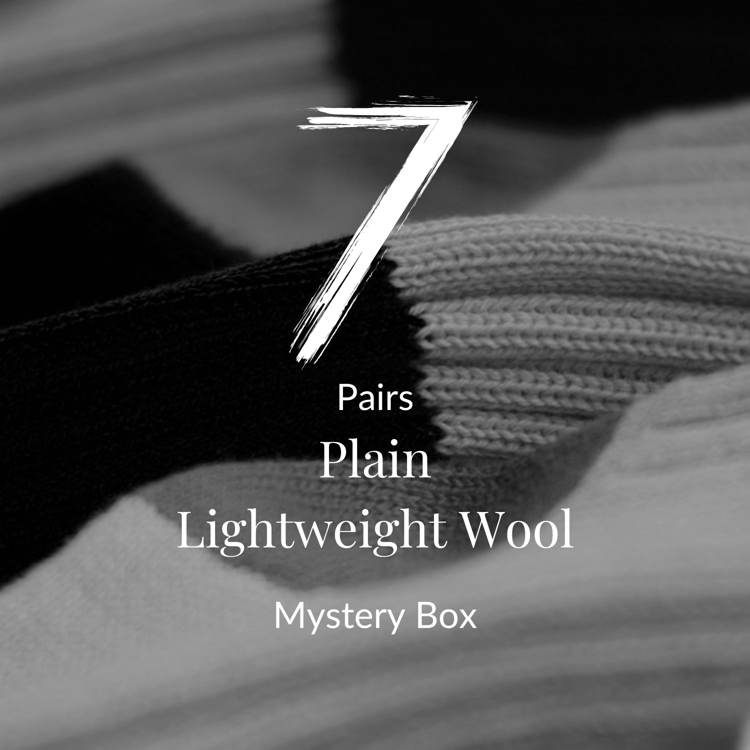 Men's Plain Merino Wool Socks-Mystery Pack 7 Pairs