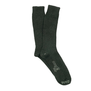 green marl pure cotton boots socks laid flat on a white background