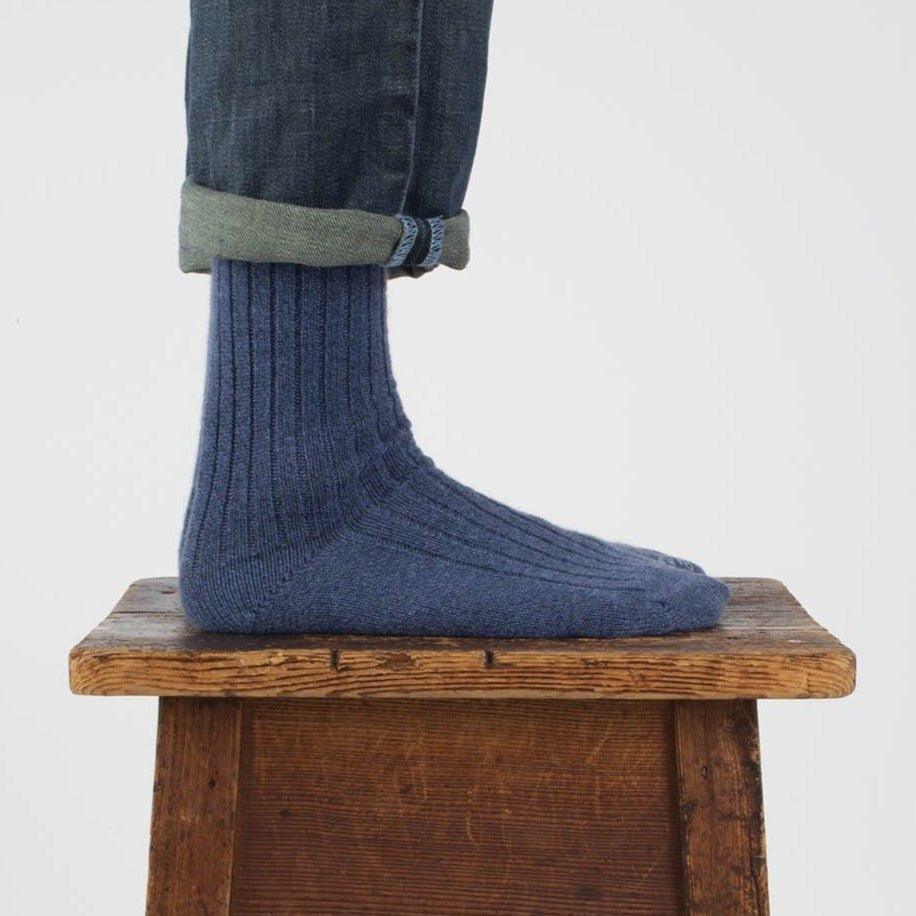 Men's Rib Wool & Cotton Socks