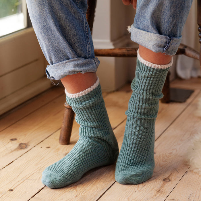 Women's Cashmere Cotton Slouch Socks