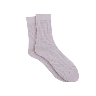 Women's Cabled Mercerised Cotton Socks - Corgi Socks