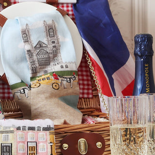 Women's Coronation Westminster Abbey Scene Cotton Socks - Corgi Socks