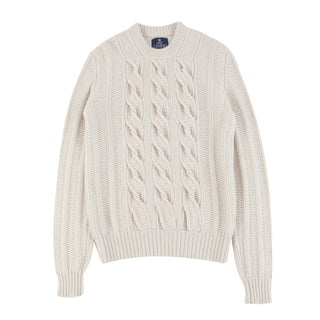 Men's Hand Twisted Cable Sweater