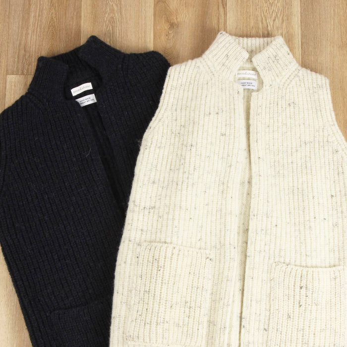 Monkstone Sleeveless Cardigan