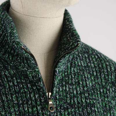 Men's Ribbed Zip Cardigan