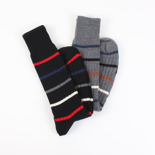 Men's Archie Stripe Wool & Cotton Sock