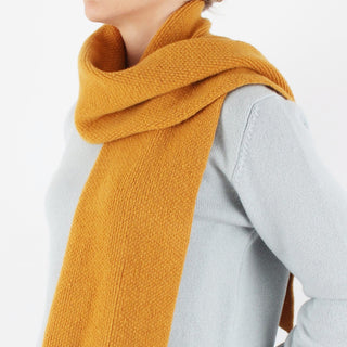 Textured Knit Cashmere & Wool Scarf