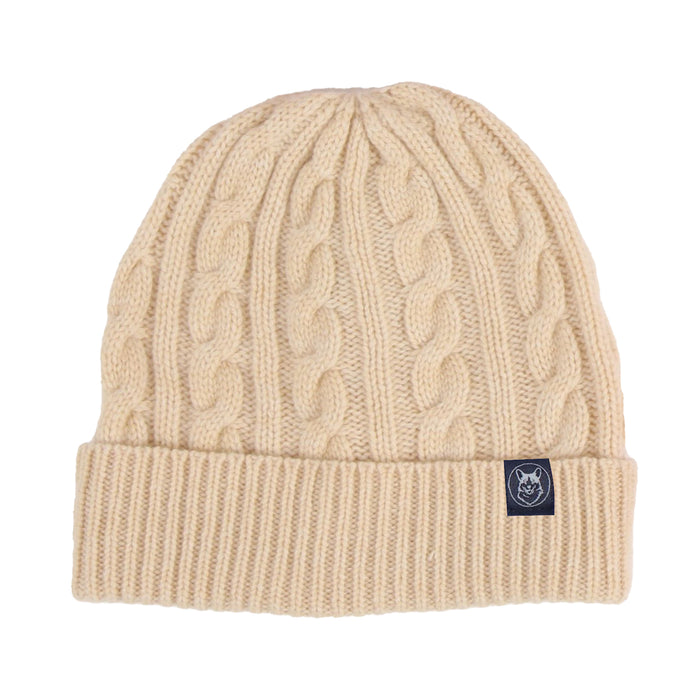 Men's Cashmere Cable Beanie