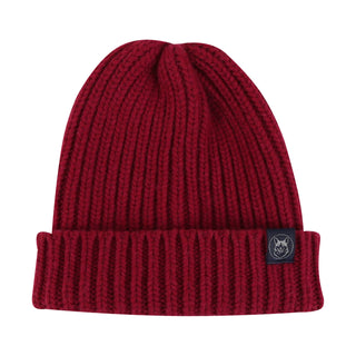 Rib Knit Wool Beanie