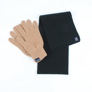 Men's Cashmere Scarf and Glove Gift Box
