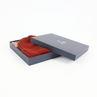 Men's Cashmere Rib Hat and Glove Gift Box