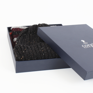 Men's Donegal Wool Sock & Hat Gift Box
