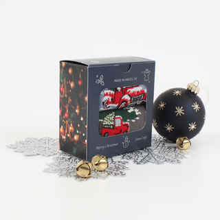 Men's Christmas Truck 2-Pair Gift Box