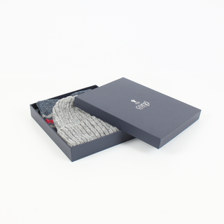 Women's Donegal Wool Sock and Rib Hat Gift Box