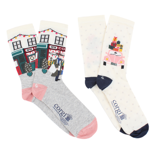 Women's Christmas Shopping 2-Pair Gift Box