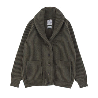Women's Big Shawl Collar Cardigan