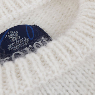 Men's Mohair Colour Block Pullover