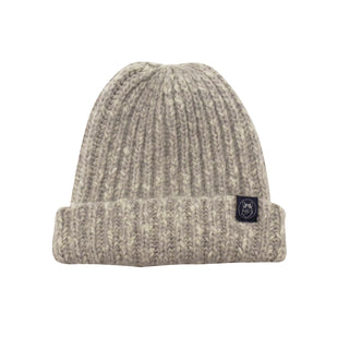 Women's Rib Knit Cashmere & Wool Beanie