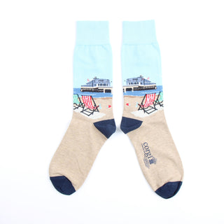 Men's British Seaside Cotton Socks