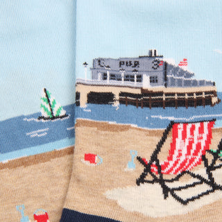 Men's British Seaside Cotton Socks