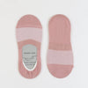 Women's Micro Striped Mercerised Cotton Invisible Socks