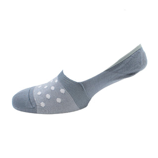 Women's Spotty Mercerised Cotton Invisible Socks