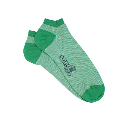 Men's Micro Stripe Cotton Trainer Socks