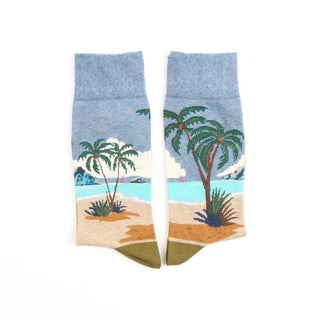 Men's Desert Island Cotton Socks