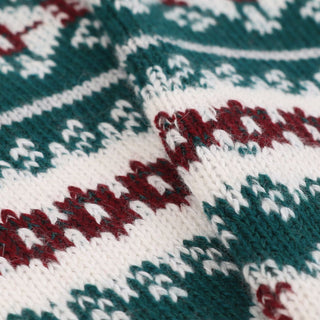 Men's Forest Nordic Fair Isle Cashmere & Cotton Socks