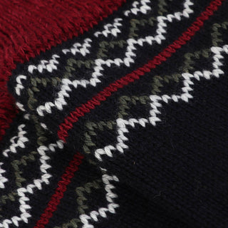 Men's Fair Isle Wool & Cotton Sock